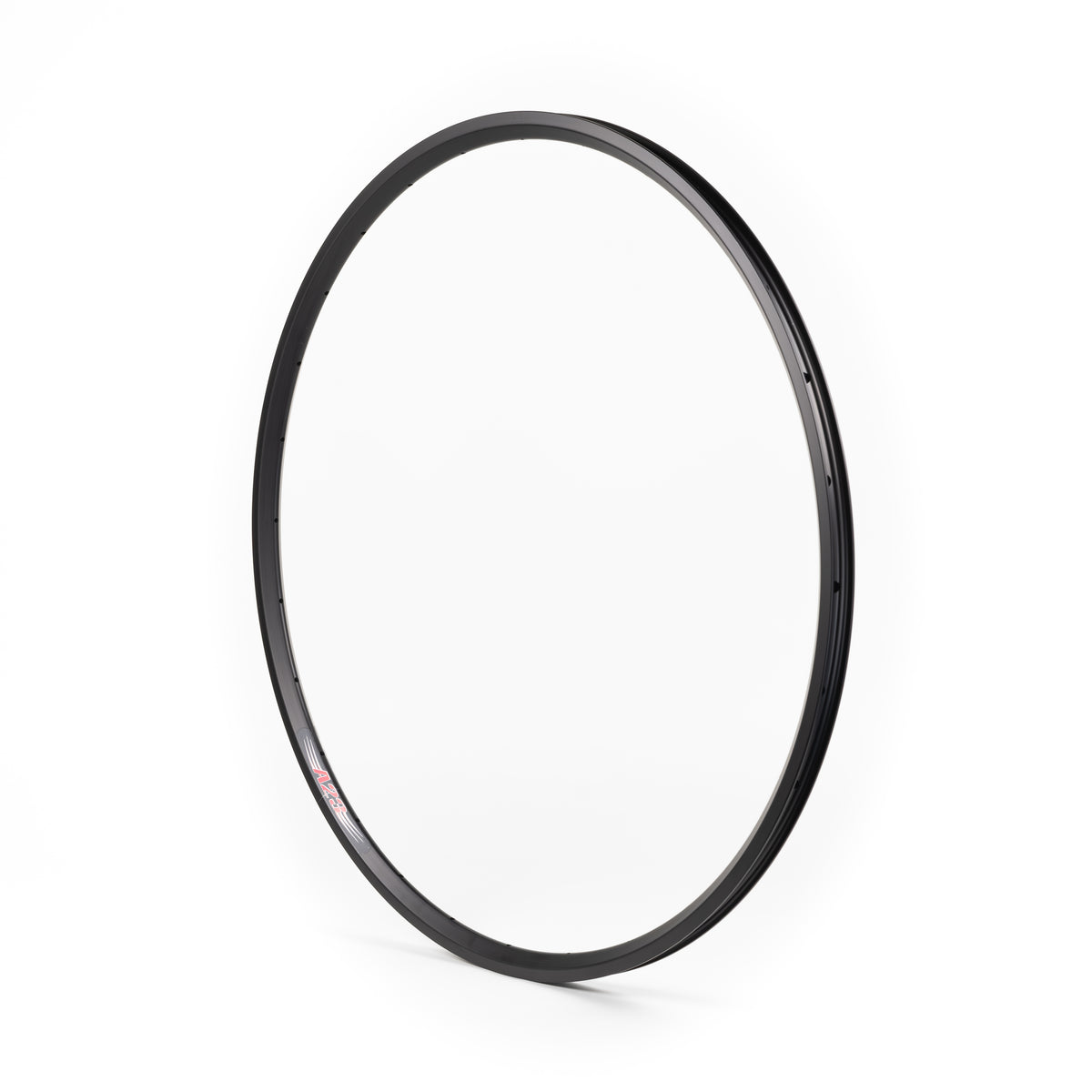 Velocity USA A23 Black bicycle rim on a white background