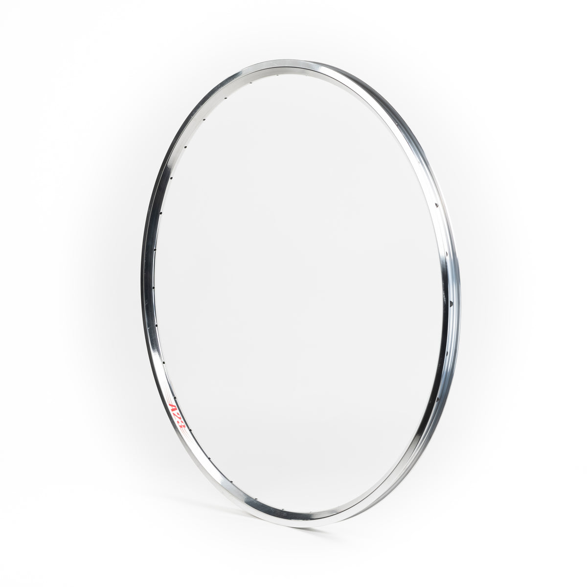 Velocity USA A23 Polished bicycle rim on a white background
