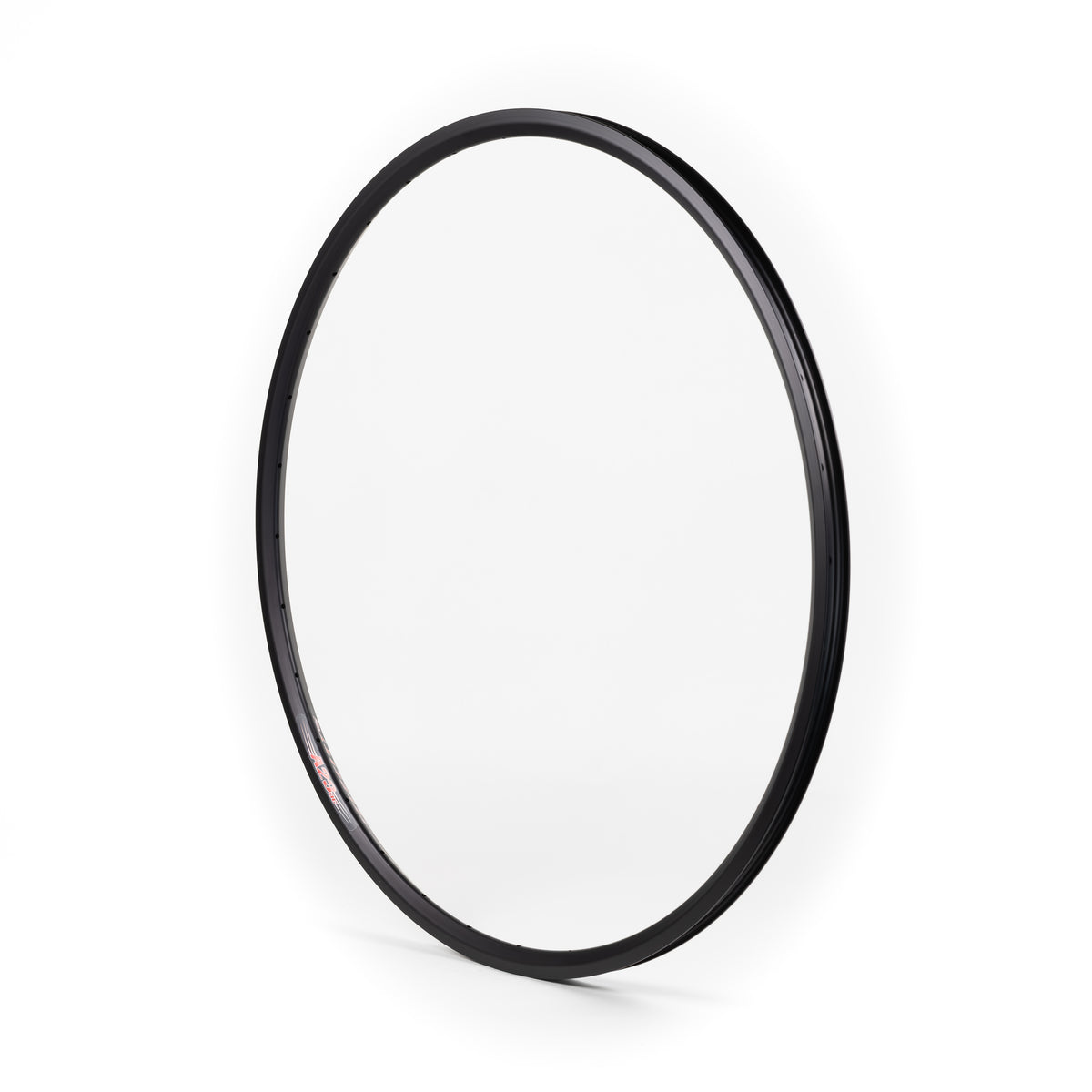 Velocity USA A23 OC Black bicycle rim on a white background