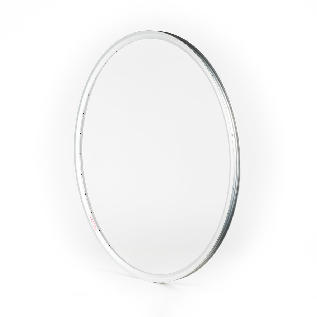 Velocity USA A23 OC Silver bicycle rim on a white background