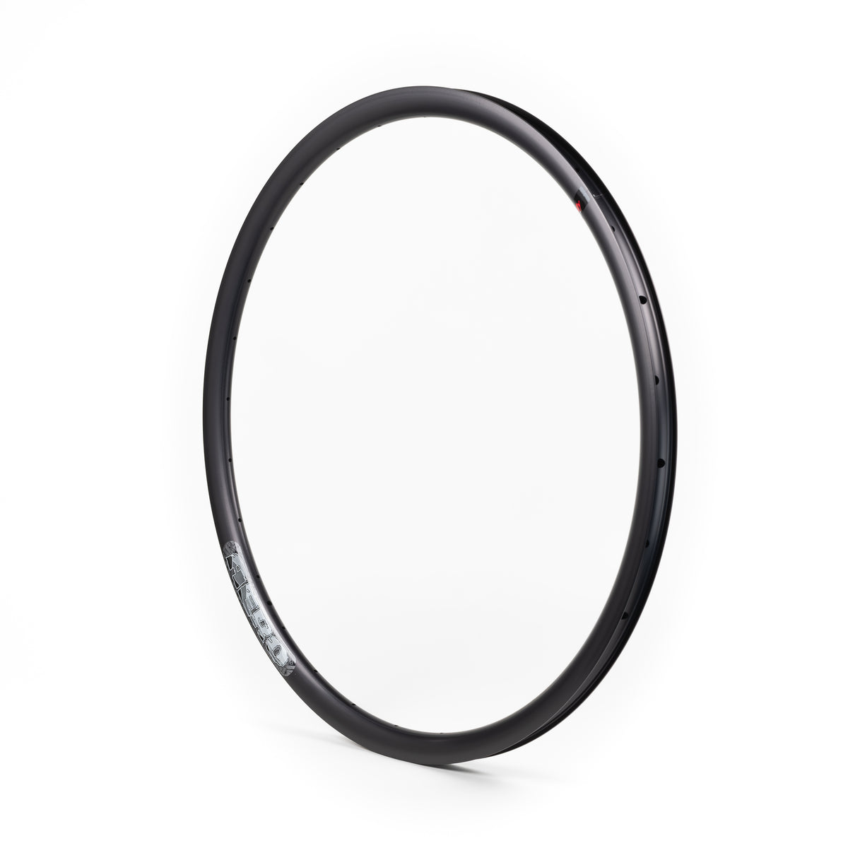 Velocity USA Aero Black bicycle rim on a white background
