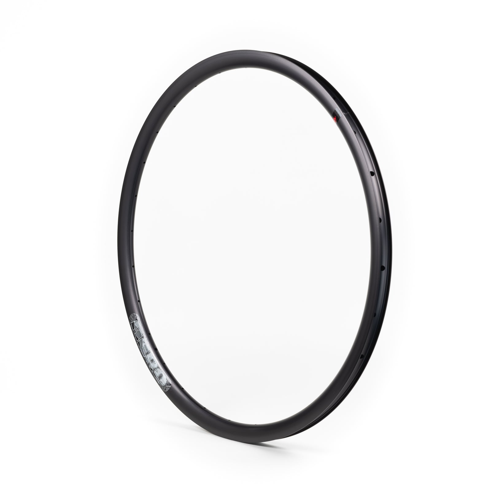 Velocity USA Aero Black bicycle rim on a white background