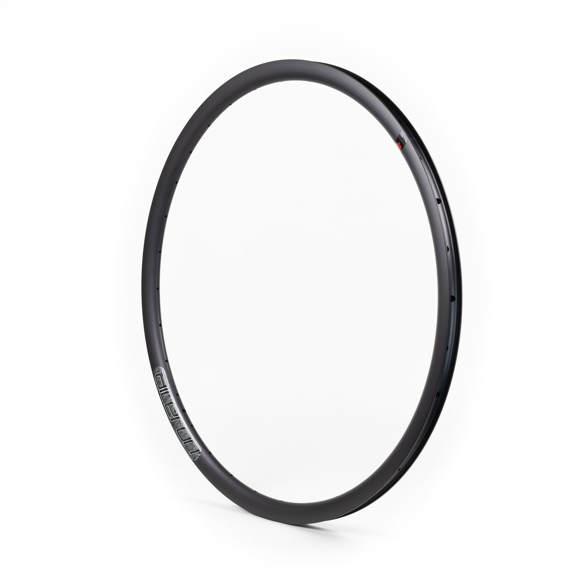 Velocity USA Aileron Black bicycle rim on a white background