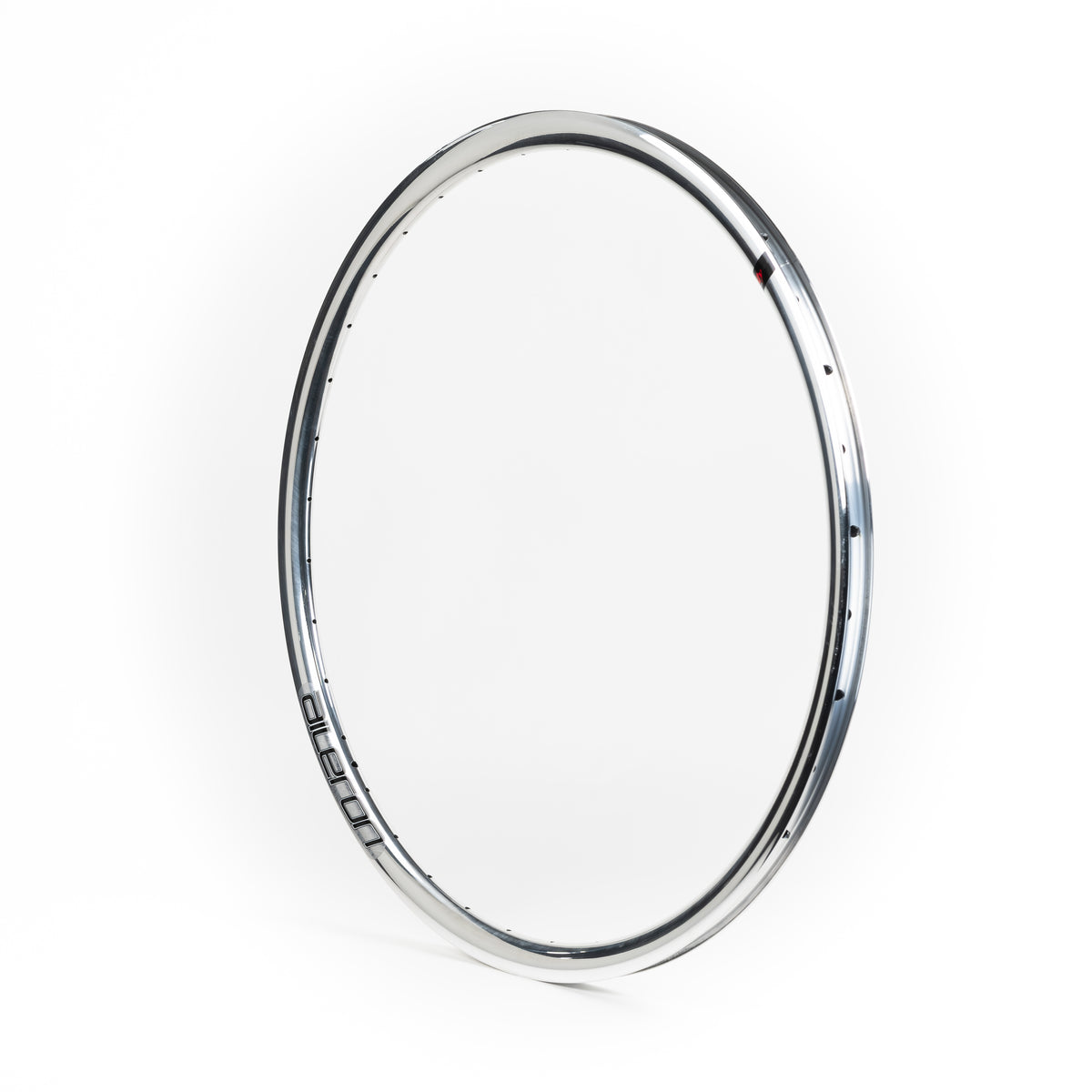 Velocity USA Aileron Polished bicycle rim on a white background