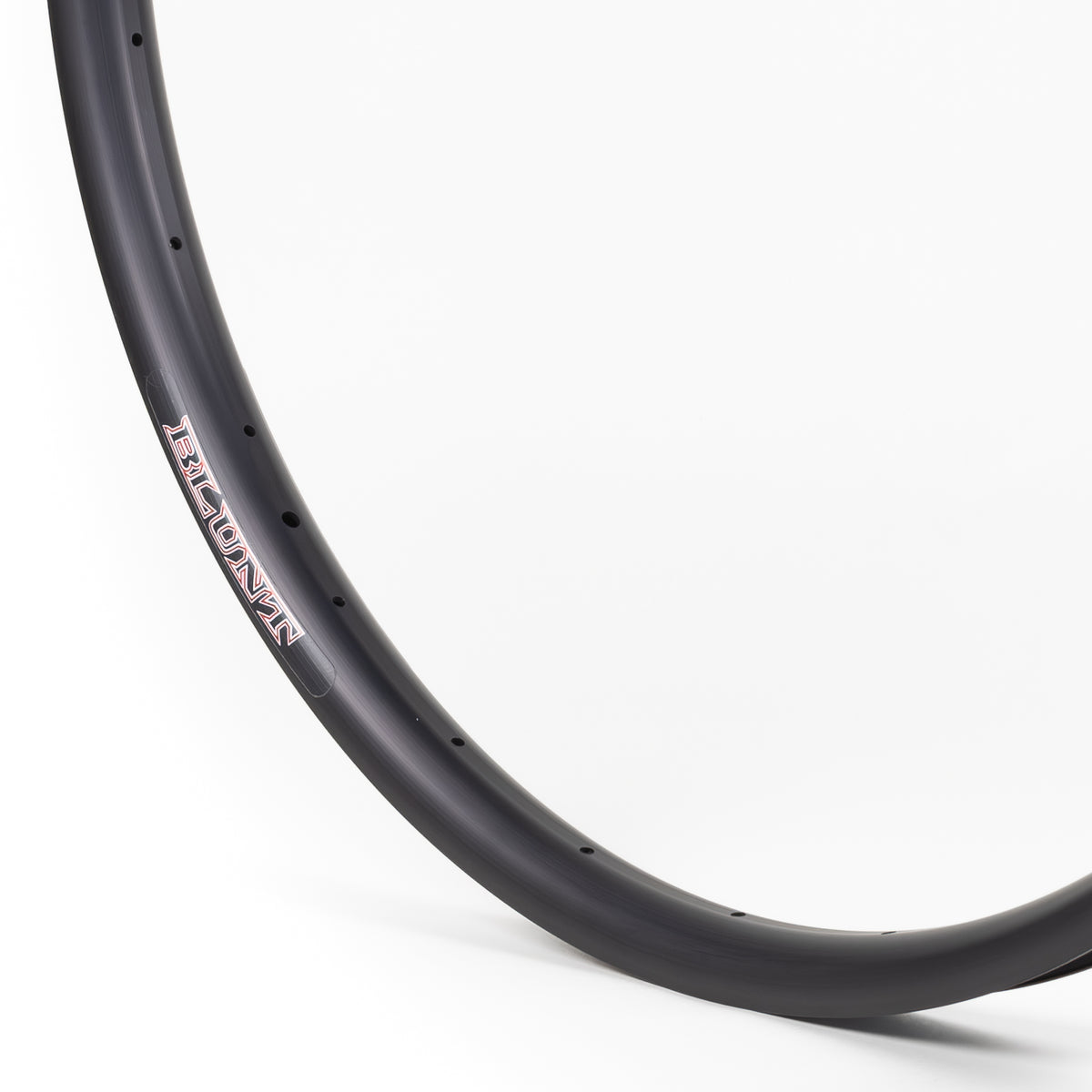 Velocity USA Blunt 35 Black bicycle rim, close-up shot on a white background