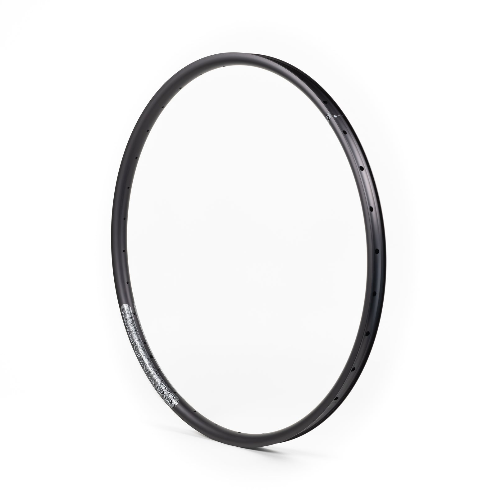 Velocity USA Blunt SS Black bicycle rim on a white background