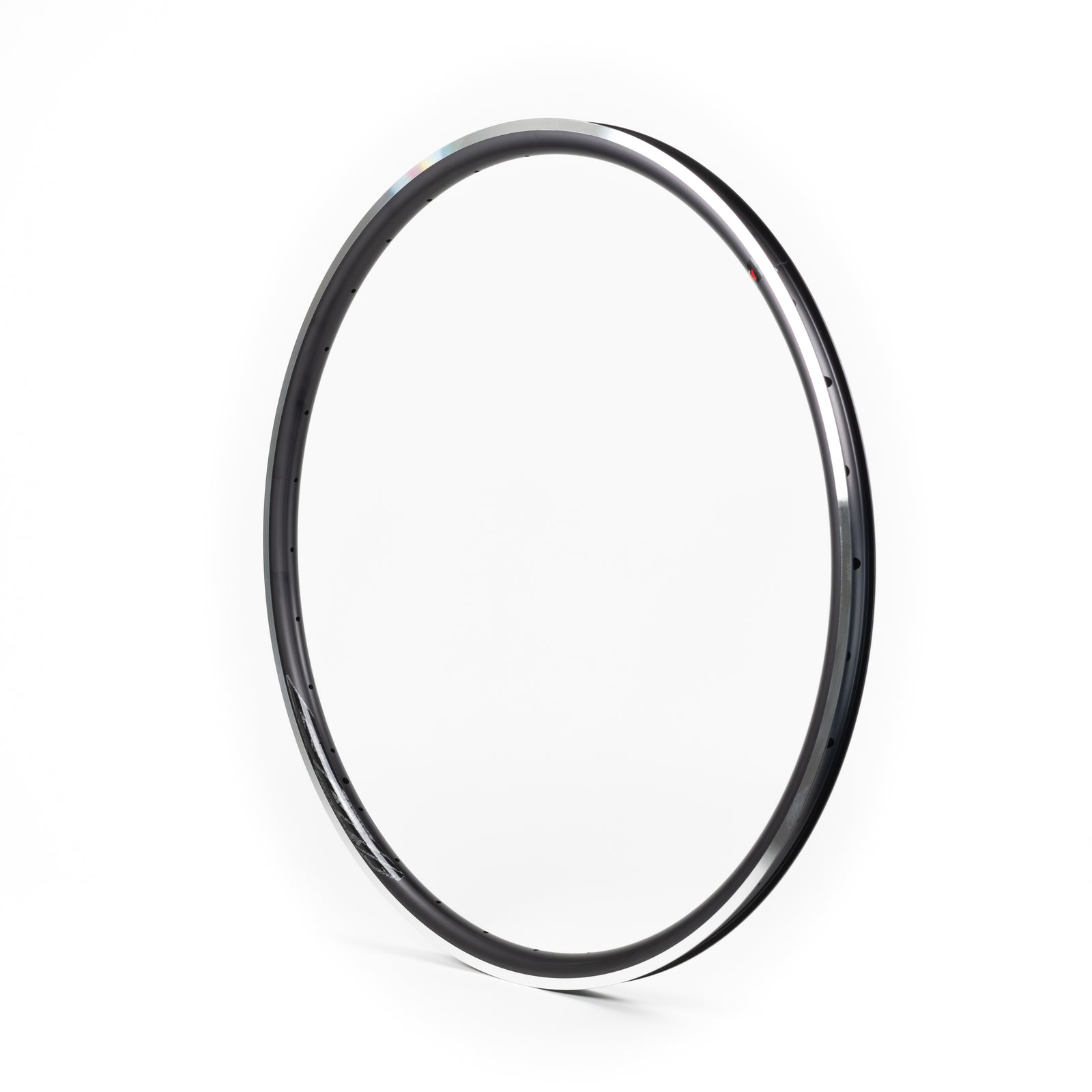 Velocity USA Quill Black Machined Sidewall bicycle rim on a white background