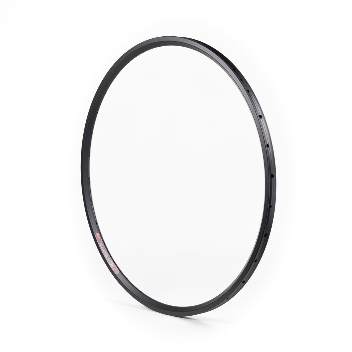 Velocity USA Major Tom Black bicycle rim on a white background