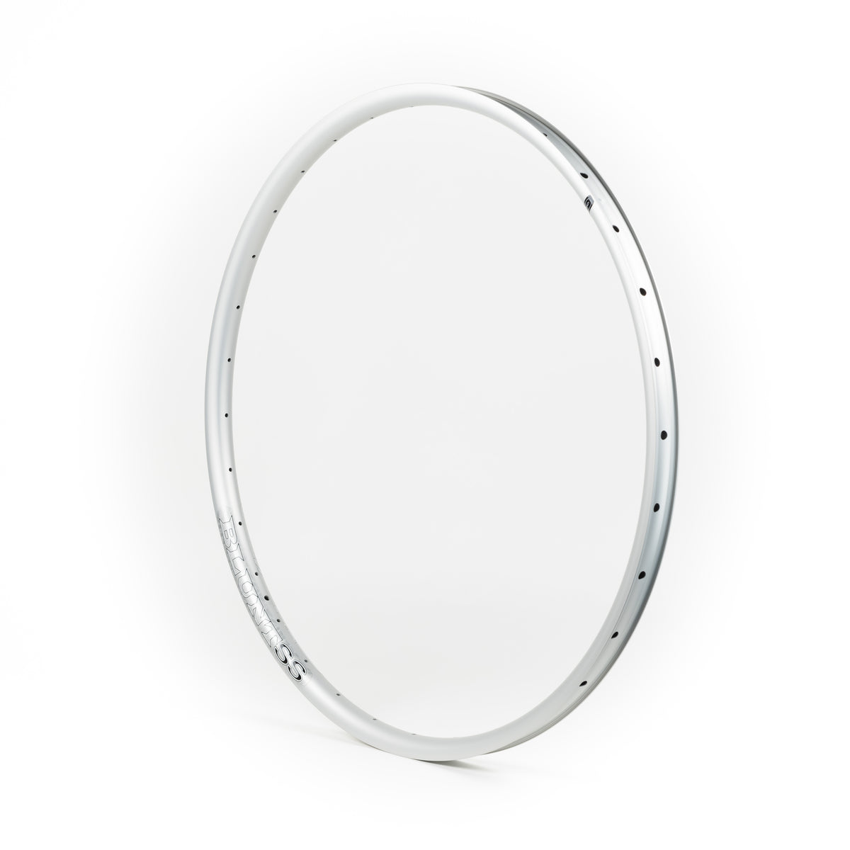 Velocity USA Blunt SS Silver bicycle rim on a white background