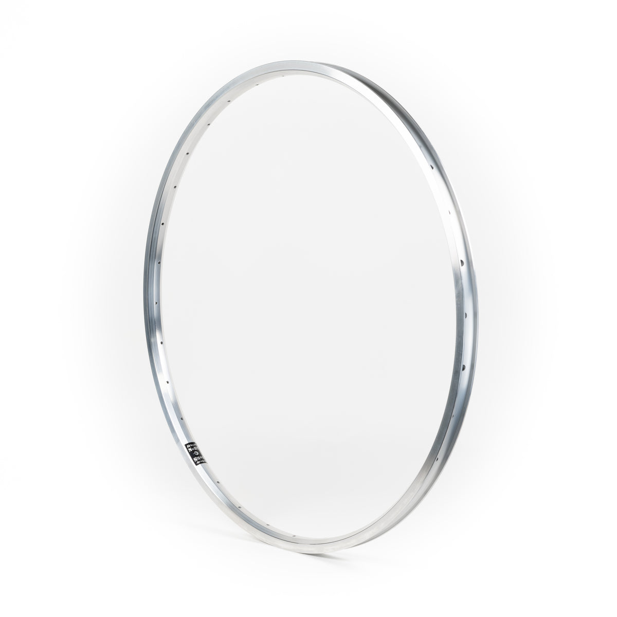 Velocity USA NoBS Mill Finish bicycle rim on a white background
